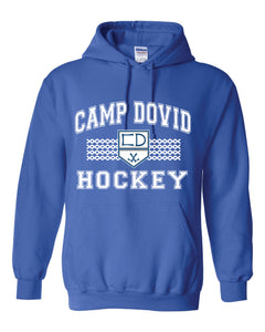 Camp Dovid 2024 Hooded Sweatshirt - ROYAL (Include # with Order)