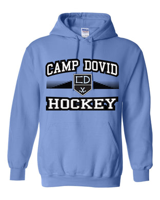 Camp Dovid 2025 Hooded Sweatshirt - LIGHT BLUE (Include # in the order)