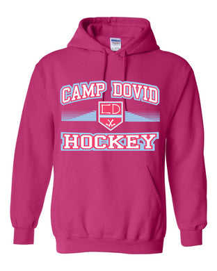Camp Dovid Hooded Sweatshirt - 2025 PINK (Include # with Order)